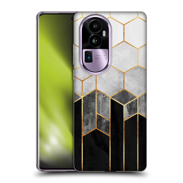 Elisabeth Fredriksson Sparkles Charcoal Hexagons Soft Gel Case for OPPO Reno10 Pro+