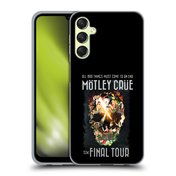 Motley Crue Tours All Bad Things Final Soft Gel Case for Samsung Galaxy A24 4G / Galaxy M34 5G