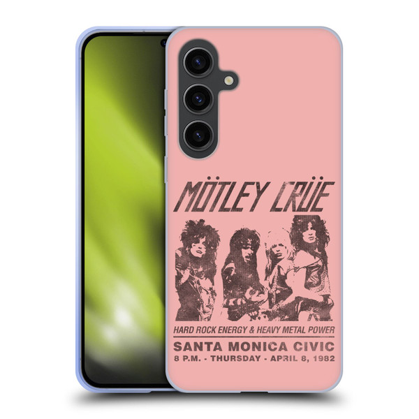 Motley Crue Tours Santa Monica Soft Gel Case for Samsung Galaxy S24+ 5G