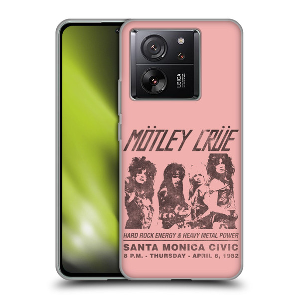 Motley Crue Tours Santa Monica Soft Gel Case for Xiaomi 13T 5G / 13T Pro 5G