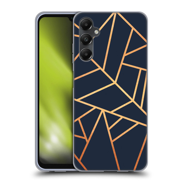 Elisabeth Fredriksson Stone Collection Copper And Midnight Navy Soft Gel Case for Samsung Galaxy A05s