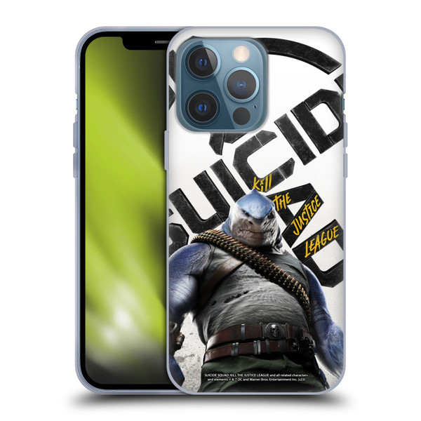 Suicide Squad: Kill The Justice League Key Art King Shark Soft Gel Case for Apple iPhone 13 Pro