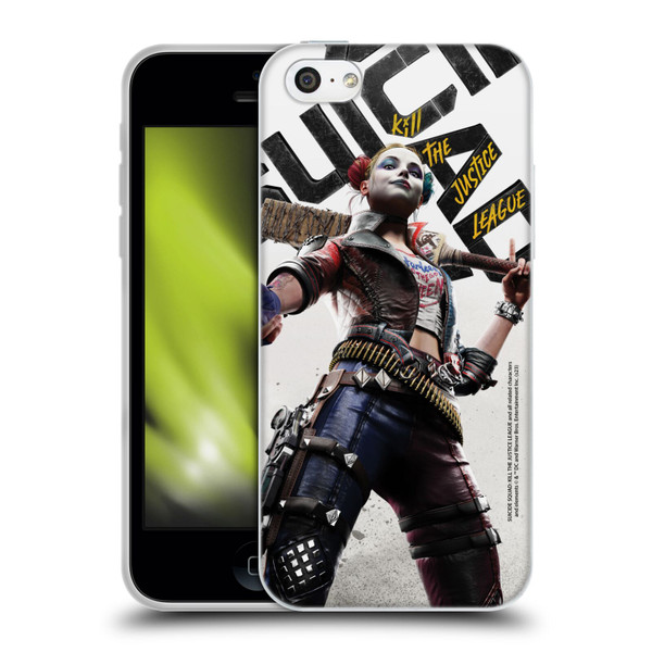 Suicide Squad: Kill The Justice League Key Art Harley Quinn Soft Gel Case for Apple iPhone 5c