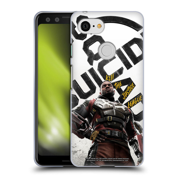 Suicide Squad: Kill The Justice League Key Art Deadshot Soft Gel Case for Google Pixel 3