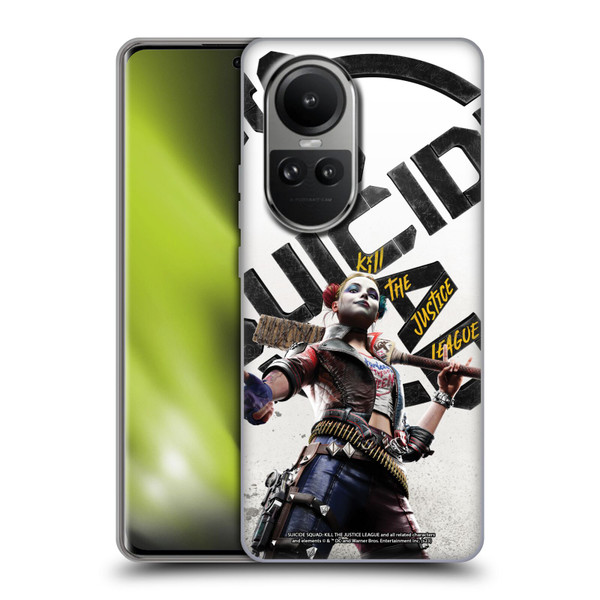 Suicide Squad: Kill The Justice League Key Art Harley Quinn Soft Gel Case for OPPO Reno10 5G / Reno10 Pro 5G
