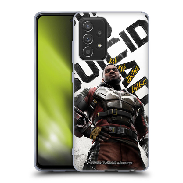 Suicide Squad: Kill The Justice League Key Art Deadshot Soft Gel Case for Samsung Galaxy A52 / A52s / 5G (2021)