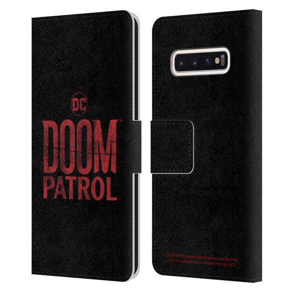 Doom Patrol Graphics Logo Leather Book Wallet Case Cover For Samsung Galaxy S10