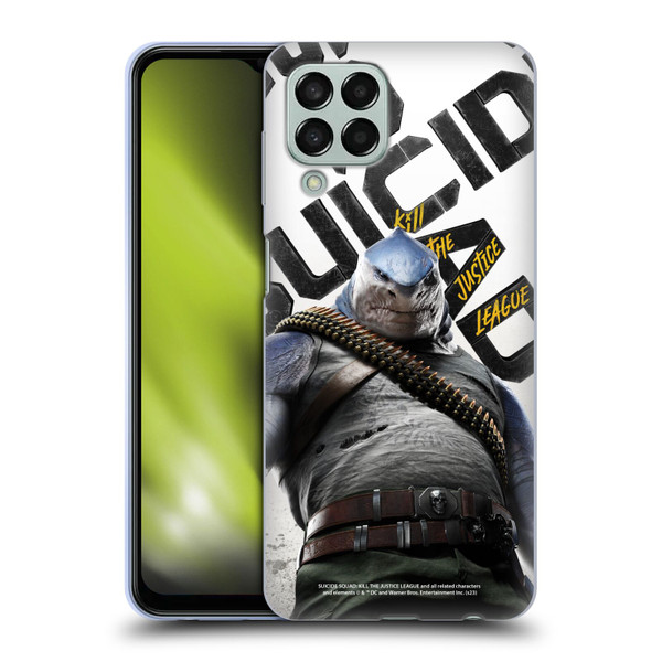Suicide Squad: Kill The Justice League Key Art King Shark Soft Gel Case for Samsung Galaxy M33 (2022)