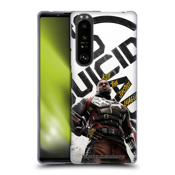 Suicide Squad: Kill The Justice League Key Art Deadshot Soft Gel Case for Sony Xperia 1 III