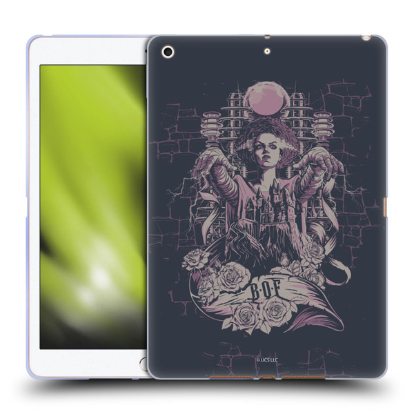 Universal Monsters The Bride Of Frankenstein B.O.F Soft Gel Case for Apple iPad 10.2 2019/2020/2021
