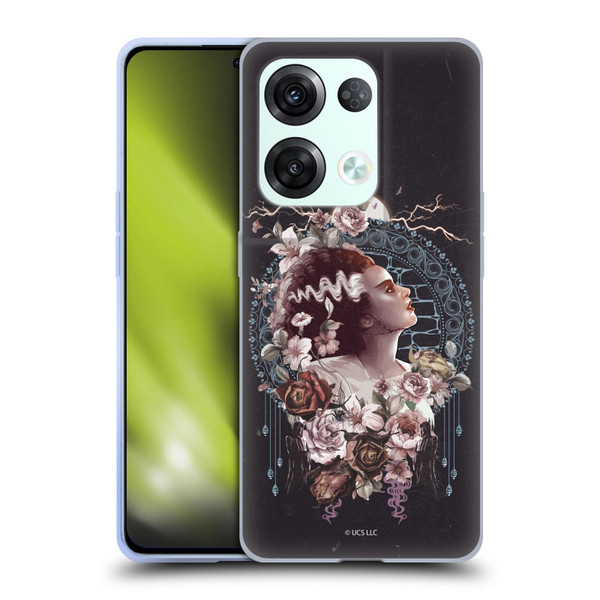 Universal Monsters The Bride Of Frankenstein Portrait Soft Gel Case for OPPO Reno8 Pro