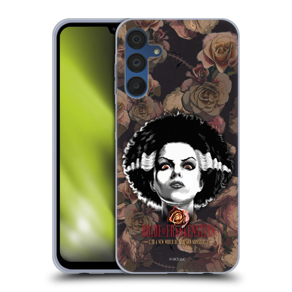Universal Monsters The Bride Of Frankenstein World Of Gods And Monsters Soft Gel Case for Samsung Galaxy A15