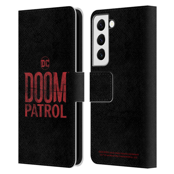 Doom Patrol Graphics Logo Leather Book Wallet Case Cover For Samsung Galaxy S22 5G