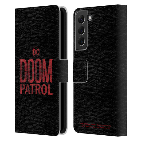 Doom Patrol Graphics Logo Leather Book Wallet Case Cover For Samsung Galaxy S22+ 5G