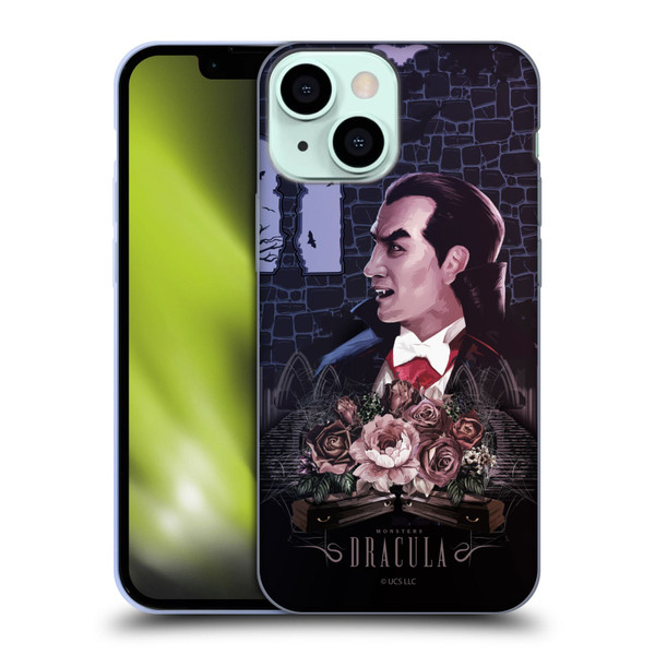 Universal Monsters Dracula Key Art Soft Gel Case for Apple iPhone 13 Mini