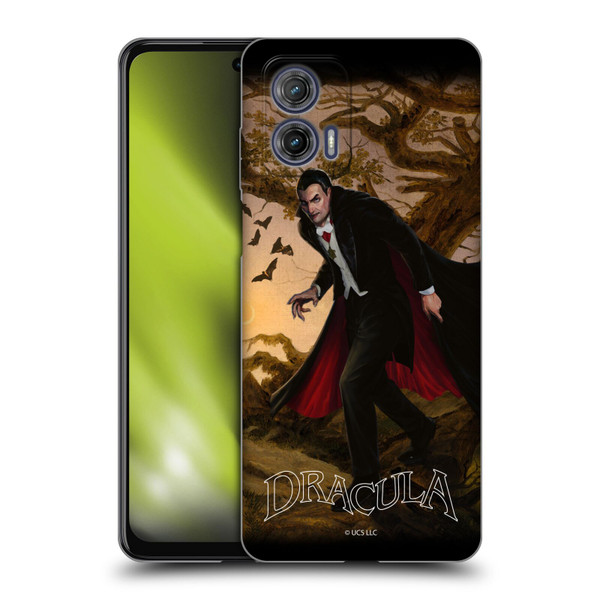 Universal Monsters Dracula Portrait Soft Gel Case for Motorola Moto G73 5G