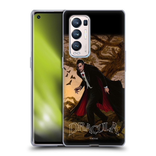 Universal Monsters Dracula Portrait Soft Gel Case for OPPO Find X3 Neo / Reno5 Pro+ 5G