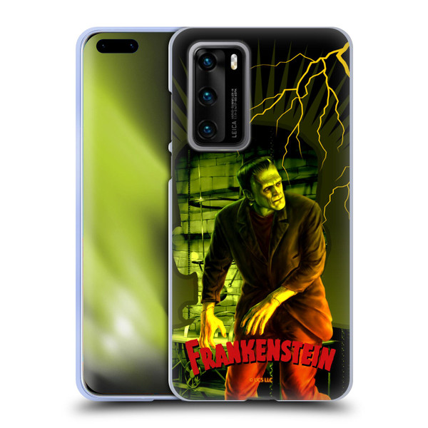 Universal Monsters Frankenstein Yellow Soft Gel Case for Huawei P40 5G