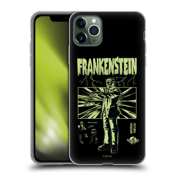 Universal Monsters Frankenstein Lightning Soft Gel Case for Apple iPhone 11 Pro Max