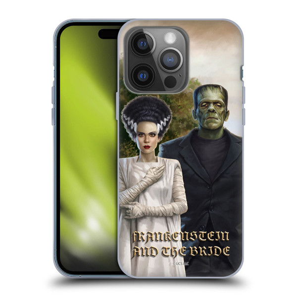 Universal Monsters Frankenstein Photo Soft Gel Case for Apple iPhone 14 Pro