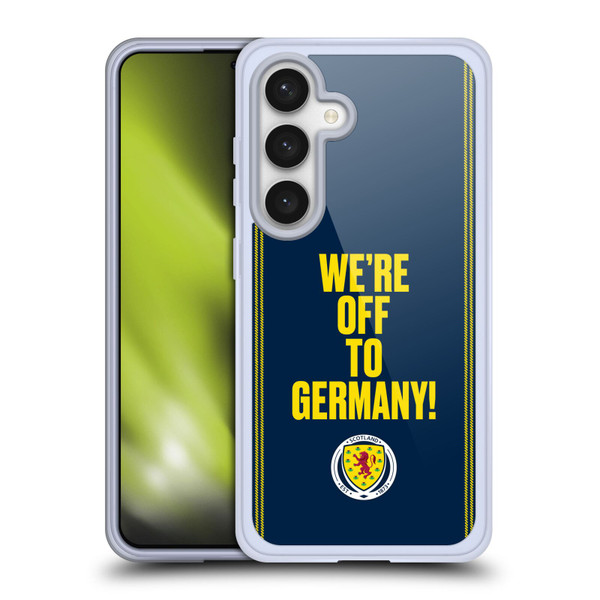 Scotland National Football Team Graphics We're Off To Germany Soft Gel Case for Samsung Galaxy S24 5G