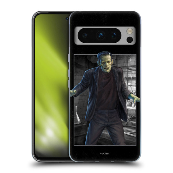 Universal Monsters Frankenstein Frame Soft Gel Case for Google Pixel 8 Pro