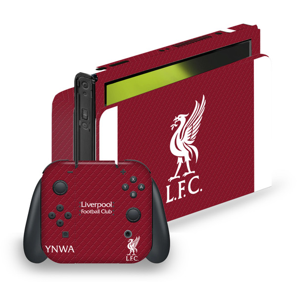 Liverpool Football Club 2023/24 Home Kit Vinyl Sticker Skin Decal Cover for Nintendo Switch OLED
