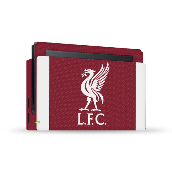 Liverpool Football Club 2023/24 Home Kit Vinyl Sticker Skin Decal Cover for Nintendo Switch Console & Dock