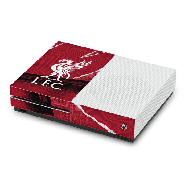 Liverpool Football Club 2023/24 Logo Stadium Vinyl Sticker Skin Decal Cover for Microsoft Xbox One S Console