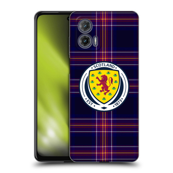 Scotland National Football Team Logo 2 Tartan Soft Gel Case for Motorola Moto G73 5G