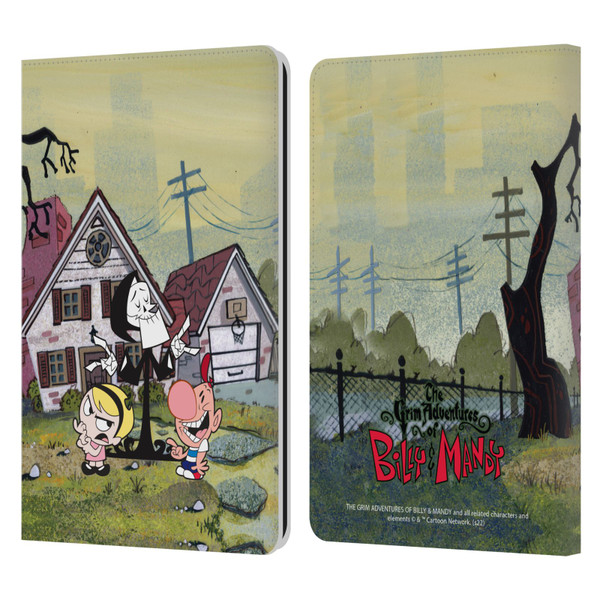The Grim Adventures of Billy & Mandy Graphics Poster Leather Book Wallet Case Cover For Amazon Kindle Paperwhite 1 / 2 / 3