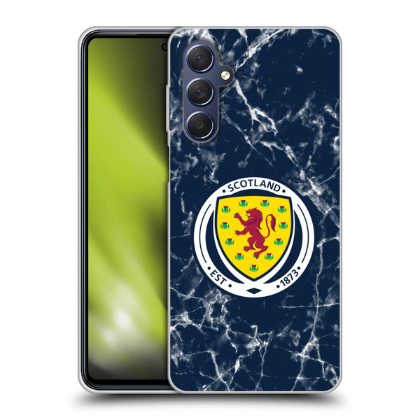 Scotland National Football Team Logo 2 Marble Soft Gel Case for Samsung Galaxy M54 5G