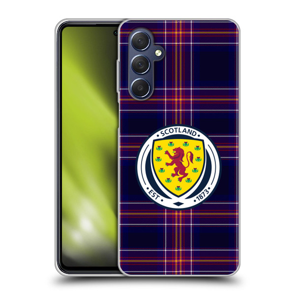 Scotland National Football Team Logo 2 Tartan Soft Gel Case for Samsung Galaxy M54 5G