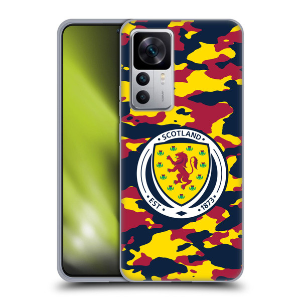 Scotland National Football Team Logo 2 Camouflage Soft Gel Case for Xiaomi 12T 5G / 12T Pro 5G / Redmi K50 Ultra 5G