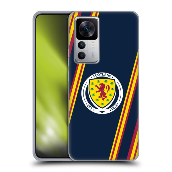 Scotland National Football Team Logo 2 Stripes Soft Gel Case for Xiaomi 12T 5G / 12T Pro 5G / Redmi K50 Ultra 5G