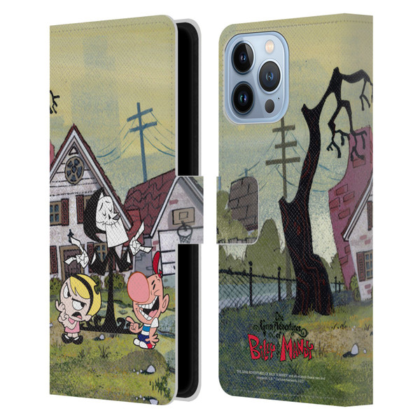 The Grim Adventures of Billy & Mandy Graphics Poster Leather Book Wallet Case Cover For Apple iPhone 13 Pro Max