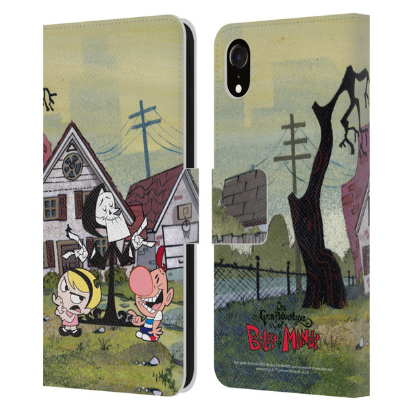 The Grim Adventures of Billy & Mandy Graphics Poster Leather Book Wallet Case Cover For Apple iPhone XR
