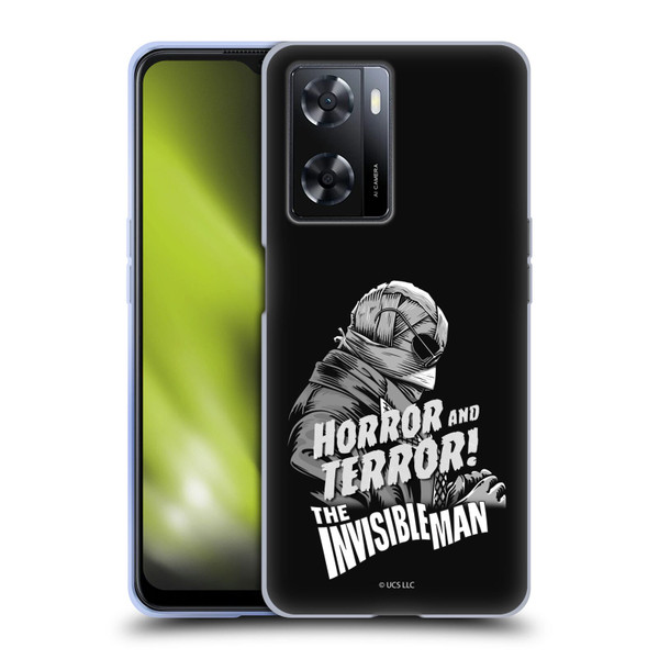 Universal Monsters The Invisible Man Horror And Terror Soft Gel Case for OPPO A57s