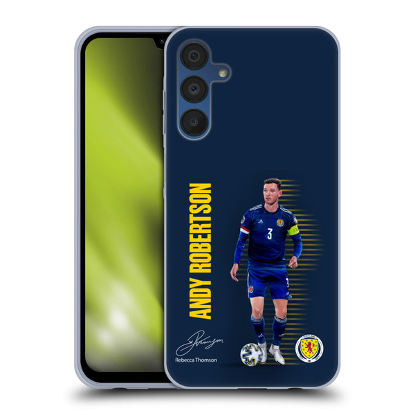 Scotland National Football Team Players Andy Robertson Soft Gel Case for Samsung Galaxy A15