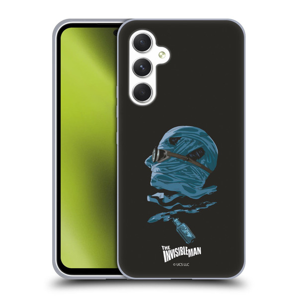 Universal Monsters The Invisible Man Blue Soft Gel Case for Samsung Galaxy A54 5G