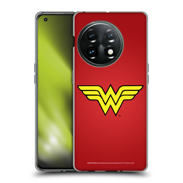 Wonder Woman DC Comics Logos Classic Soft Gel Case for OnePlus 11 5G