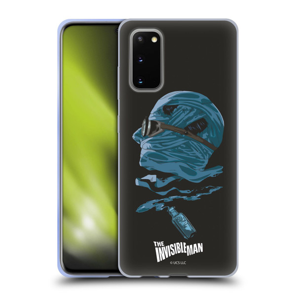 Universal Monsters The Invisible Man Blue Soft Gel Case for Samsung Galaxy S20 / S20 5G