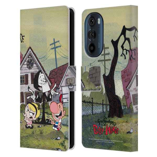 The Grim Adventures of Billy & Mandy Graphics Poster Leather Book Wallet Case Cover For Motorola Edge 30