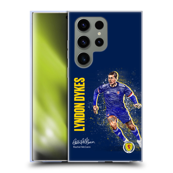 Scotland National Football Team Players Lyndon Dykes Soft Gel Case for Samsung Galaxy S24 Ultra 5G