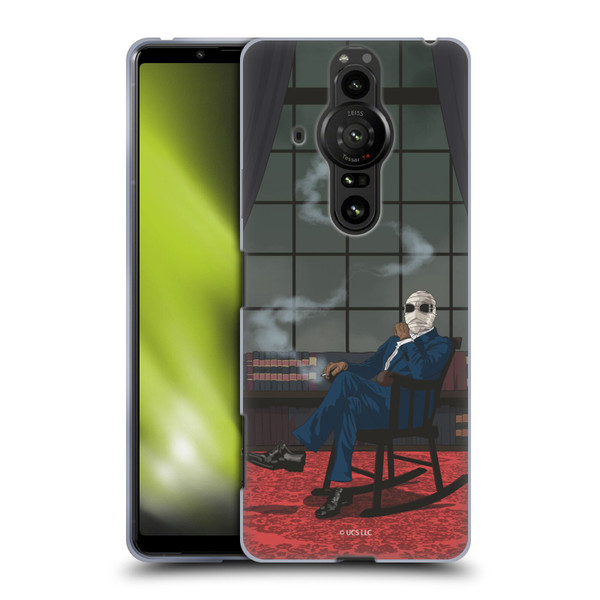 Universal Monsters The Invisible Man Key Art Soft Gel Case for Sony Xperia Pro-I