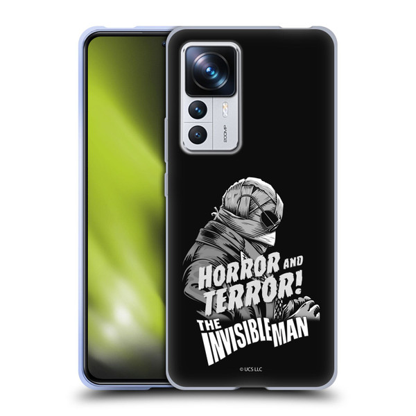 Universal Monsters The Invisible Man Horror And Terror Soft Gel Case for Xiaomi 12T Pro