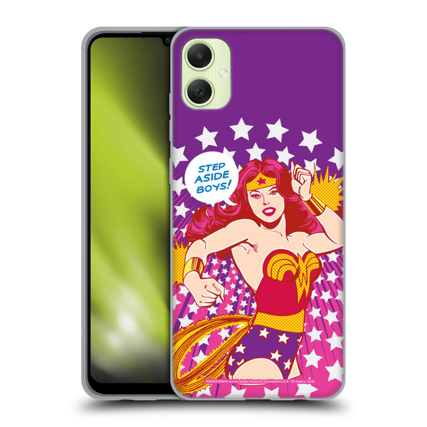 Wonder Woman DC Comics Vintage Art Step Aside Soft Gel Case for Samsung Galaxy A05