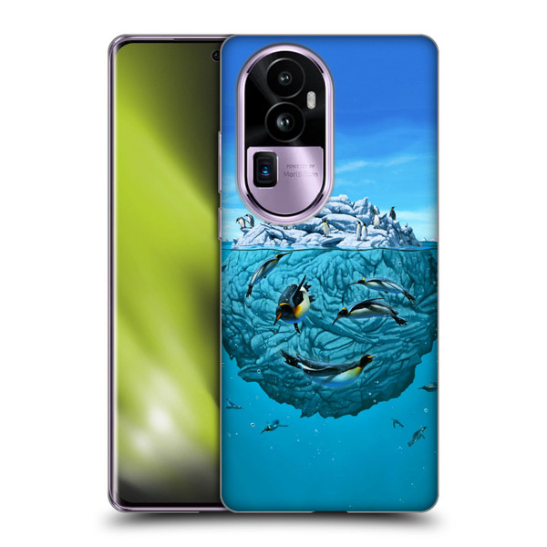 Vincent Hie Graphics Penguin Wink Soft Gel Case for OPPO Reno10 Pro+