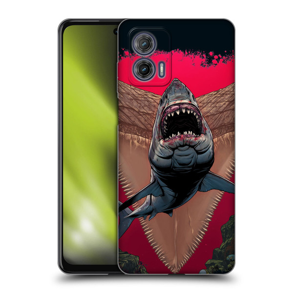 Vincent Hie Key Art Shark Soft Gel Case for Motorola Moto G73 5G