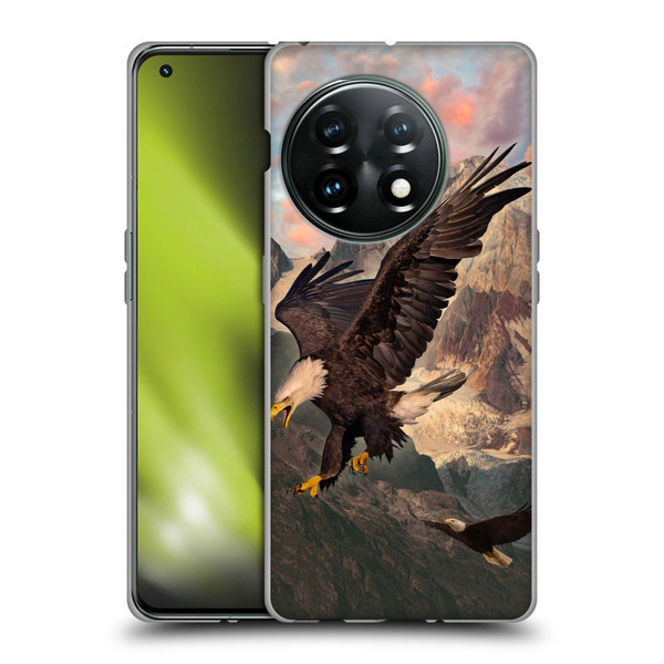 Vincent Hie Key Art Eagle Strike Soft Gel Case for OnePlus 11 5G